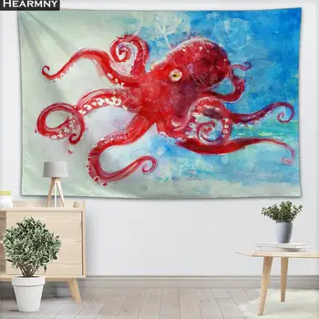 

Octopus Art Wall Hanging Tapestry Sheets Home Decorative Tapestries Beach Towel Mat Blanket Table Cloth Wall Tapestry