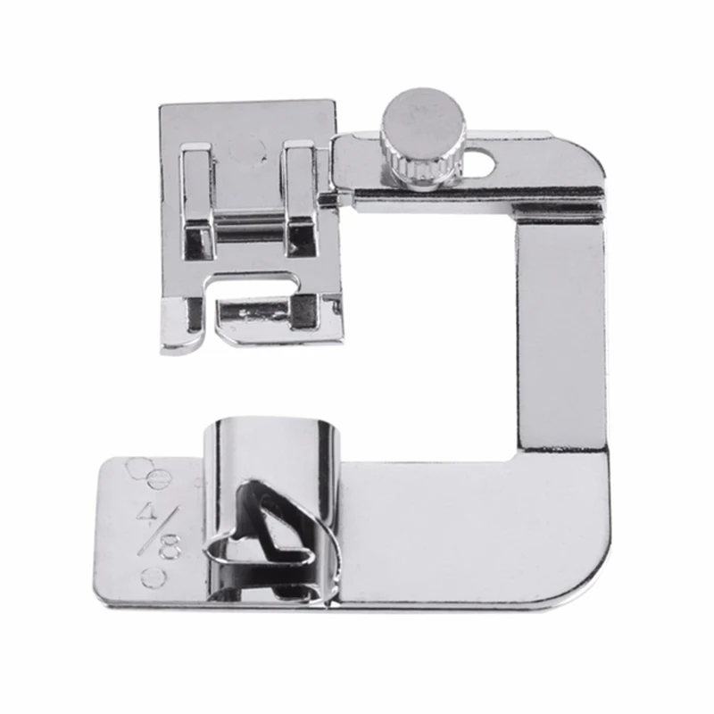 

19mm Craft Stainless Steel Crimp Tool Practical Rolled Hem Feet Sewing Machine Parts Presser Foot Hemming Cloth Strip