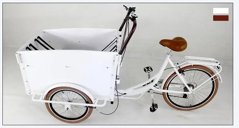 3 колеса Европы семья грузовой велосипед для детей грузовой трехколесный велосипед с деревянной передней коробке