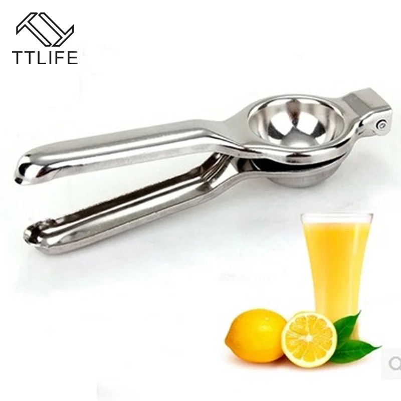 

TTLIFE Rust-proof Stainless Steel Hand Fruits Squeezer Citrus Juicer Orange Lemon Juice Press Squeezer Fruit & Vegetable Tools