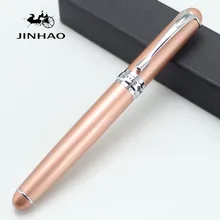 Jinhao 750 нержавеющая сталь черные чернила международных Стандартный Ручка-роллер высокое качество роскошные офис школьные принадлежности канцелярские