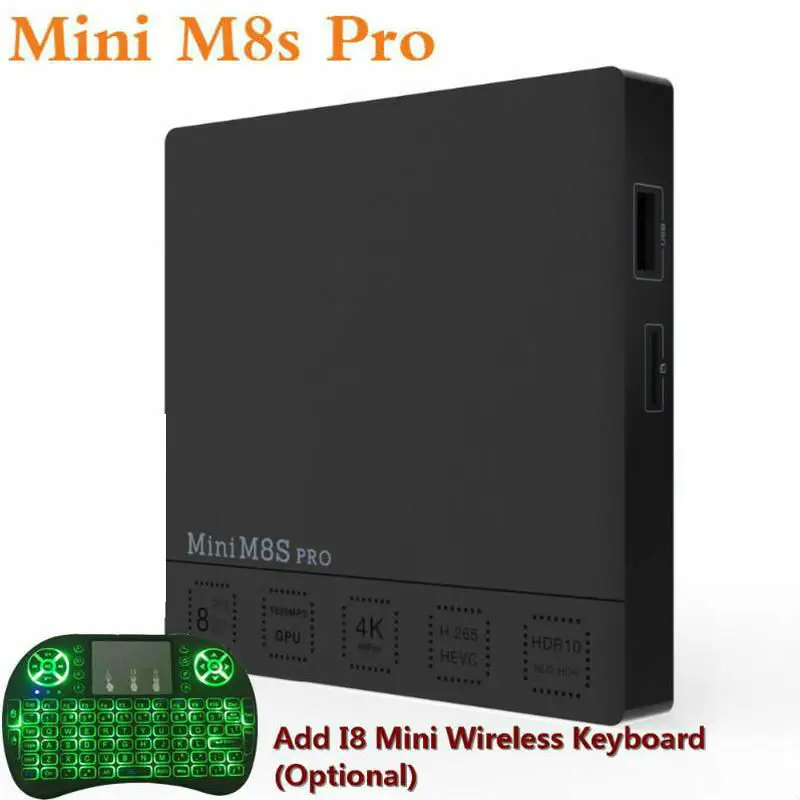 

Mini M8S PRO Amlogic S912 Android 7.1 TV Box Octa Core DDR4 3G32GB DDR3 2G16GB 2.4G/5Ghz Dual Wifi 4K MINI M8S PRO Set top Box