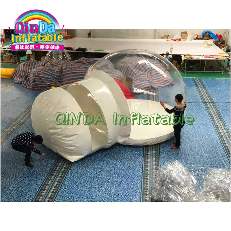 Factory price igloo transparent PVC clear inflatable air dome bubble tent transparent bubble tent factory price 2 3 4 layer white