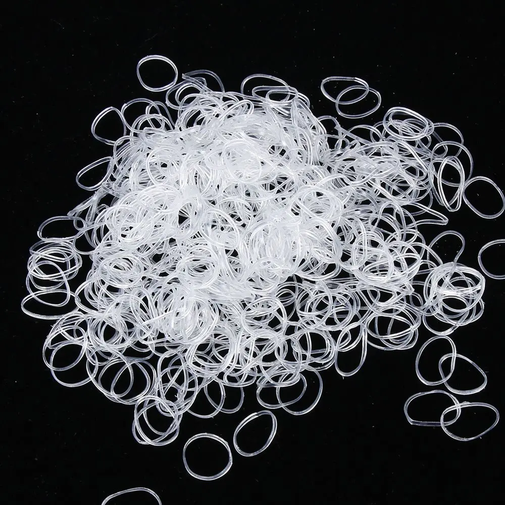 Cheaper 500 pcs Clear Ponytail Holder Elastic Rubber Band Hair Ties Ropes Rings Useful Hair Tool 1 Cheaper 500 pcs Clear Ponytail Holder Elastic Rubber Band Hair Ties Ropes Rings Useful Hair Tool 3