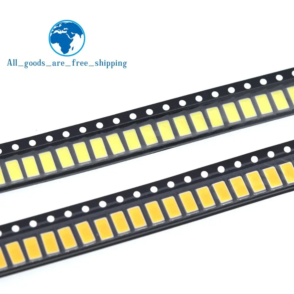 100 шт 5630/5730-CW/WW 0.5W-150Ma 50-55lm 6500K белый светильник SMD 5730 5630 Светодиодный 5730 Диоды(3,2~ 3,4 в