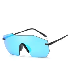Classic Vintage Men Sunglasses 2017 New Brand Oversized Metal Frame Sunglasses Unisex Mirror Men’s Sunglasses UV400 Shades