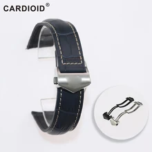 20 мм/22 мм/24 мм ремешок для часов из коровьей кожи для Rolex Монако серии Для мужчин качество, лента для волос Мягкий браслет для часов для Rolex кабель-браслет на запястье
