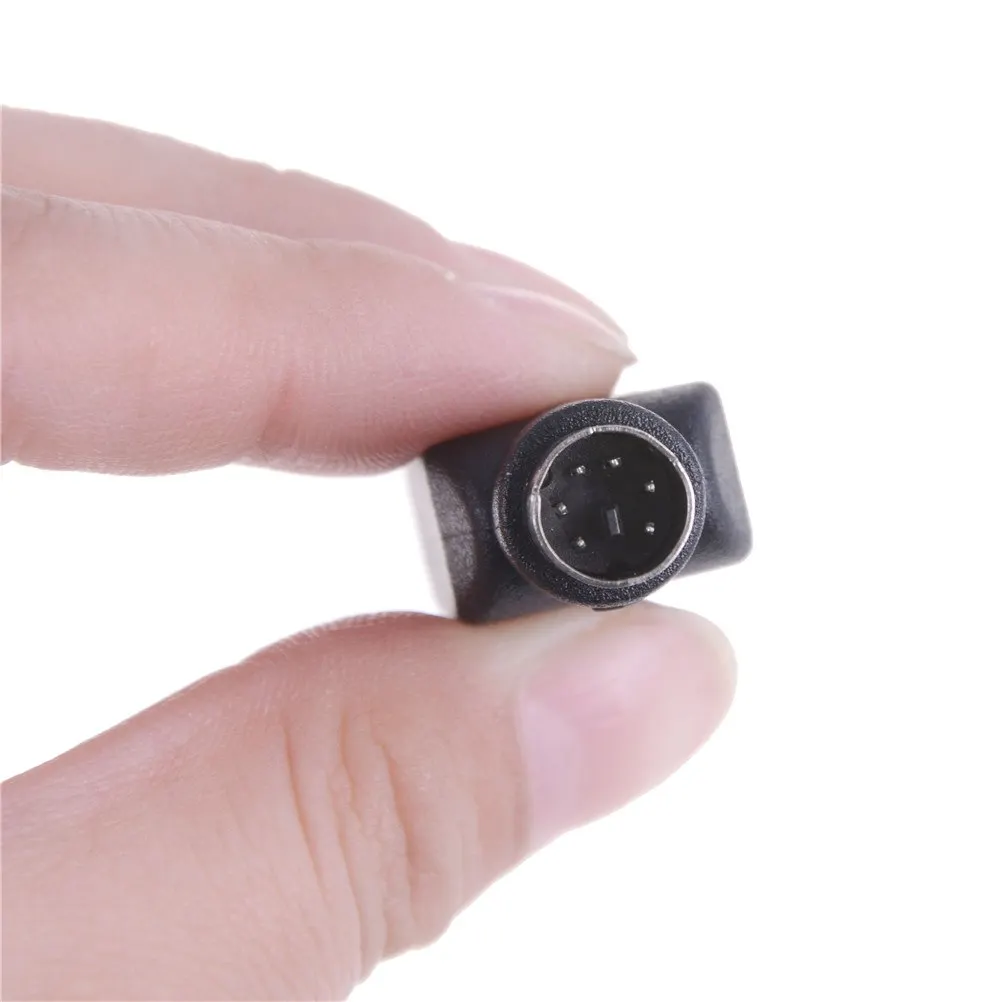 Переходник с USB Мама на PS2 PS/2 папа адаптер для клавиатуры мыши черный 2