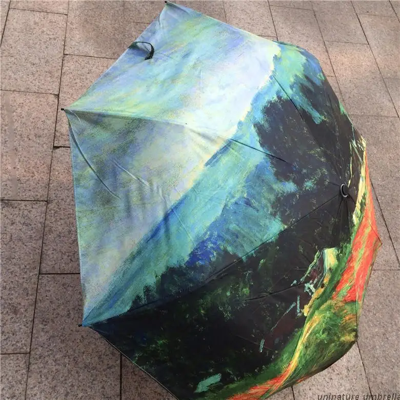 Free shipping Traditional Chinese Oil Painting Umbrella For women Art umbrella creative umbrella for men