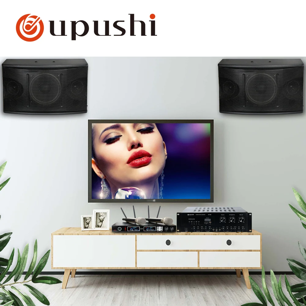 Oupushi профессиональный большой деревянный динамик для домашнего кинотеатра