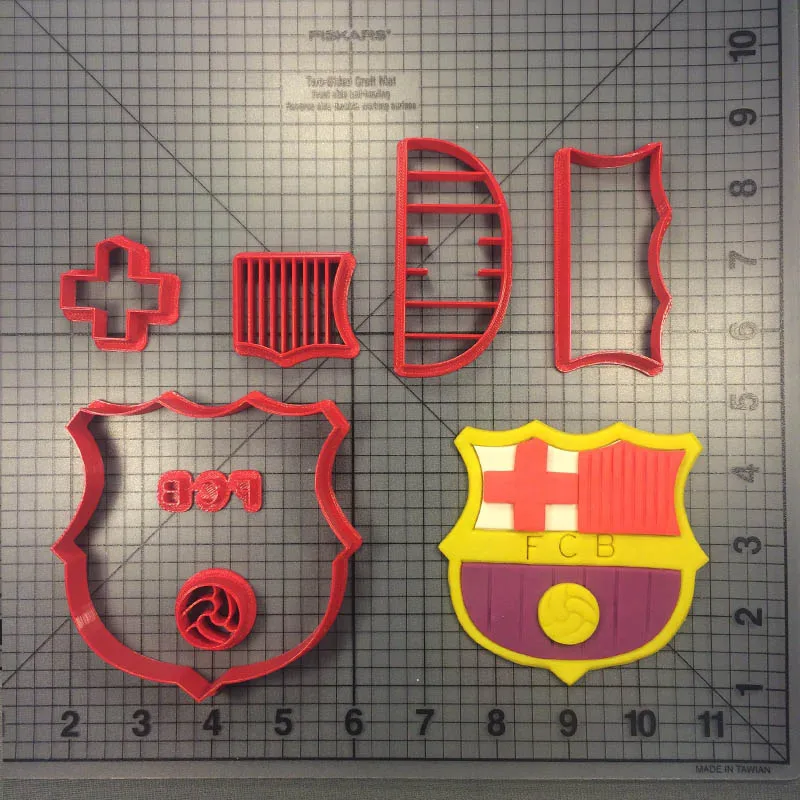 

National Soccer Team Madrid Cookie Cutter Custom Made 3D Printed Barcelona Design Symbol Cake Decoration Tools