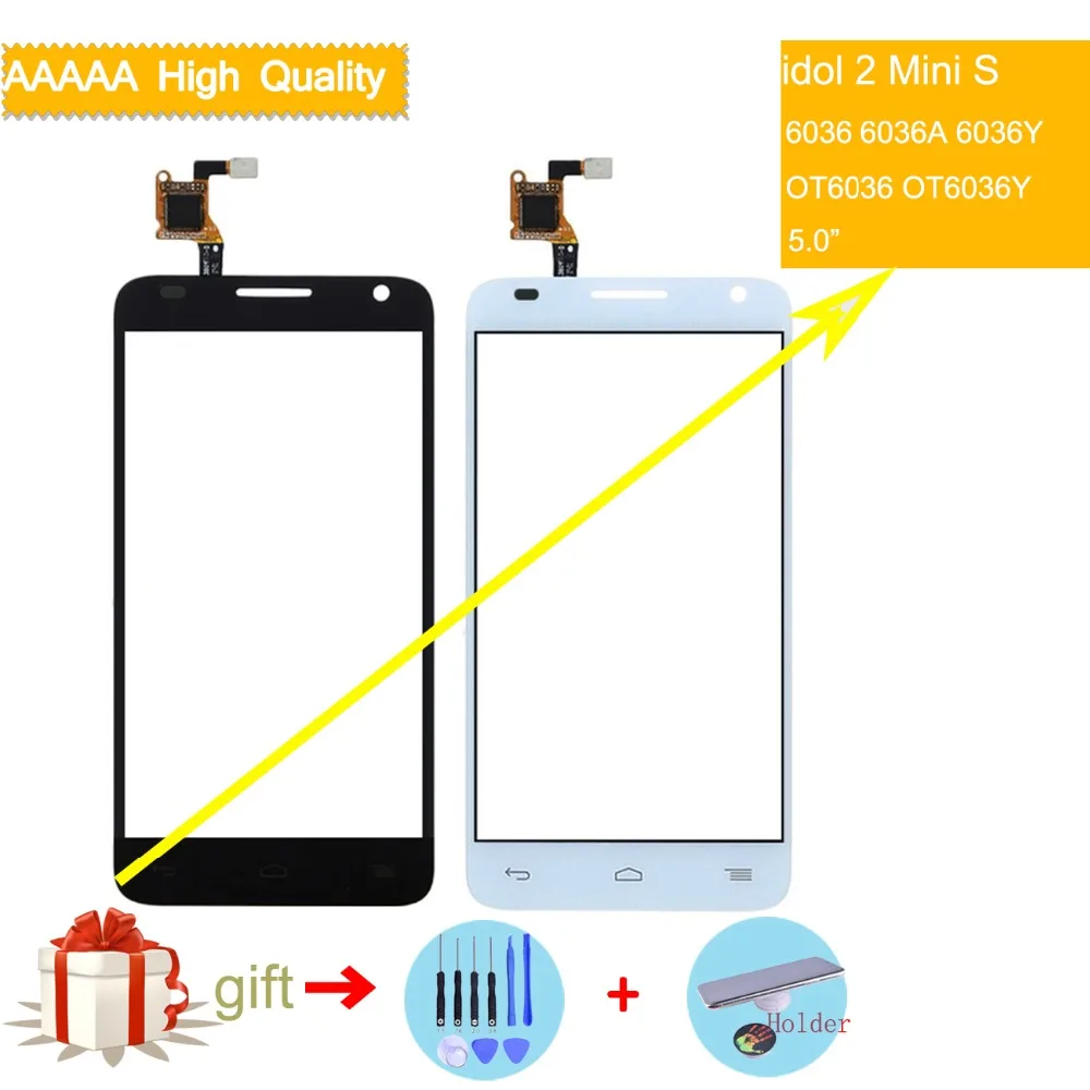 Сенсорный экран 6036 дюйма для Alcatel One touch idol 2 Mini S OT6036 6036A 6036Y сенсорный дигитайзер