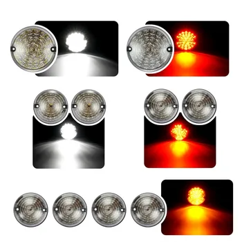 

Fits For Land Rover Defender 1990-2016 Complete Led Upgrade Kit Clear/Smoke Amber Red White Front Rear Fog Backup Side Lamp