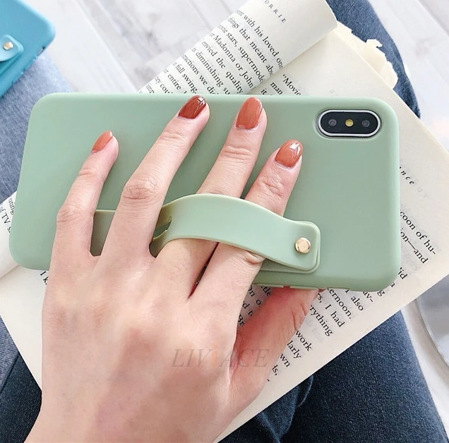 Силиконовый чехол с ремешком на запястье для huawei y5 y9 y7 y6 prime pro 2019 2018 2017 держатель