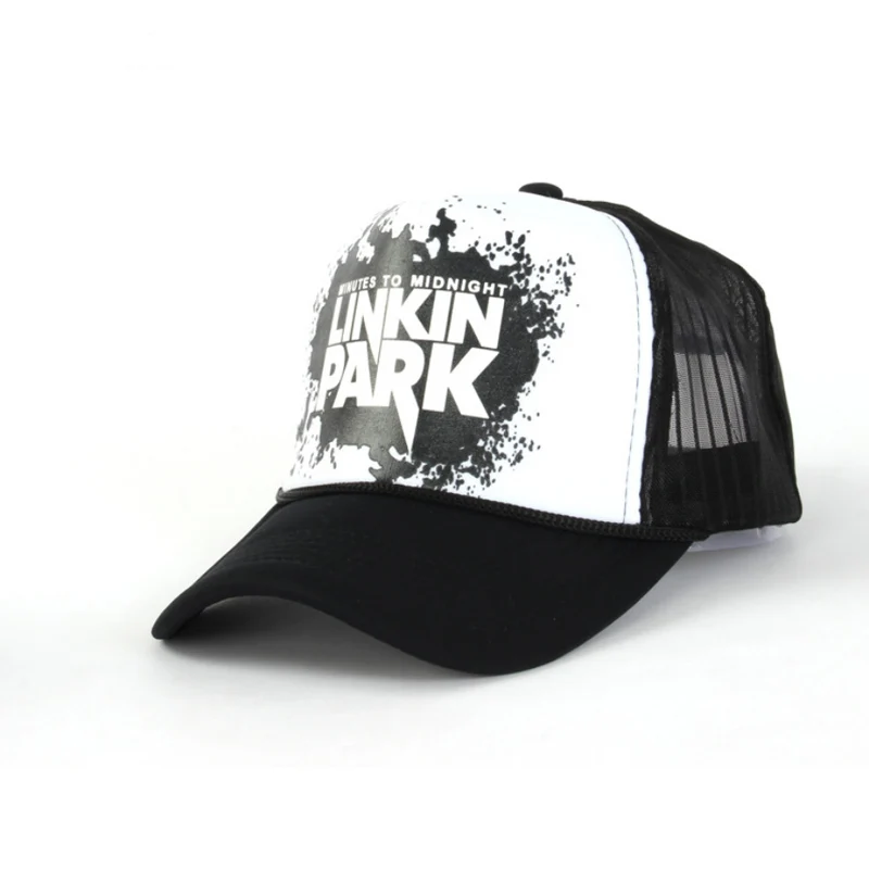 

2018 New Hip Hop Letters Print Curved Baseball Caps Summer Mesh Snapback Hats For Women Men Casquette Trucker Cap