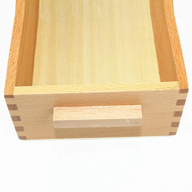  Baby Toy Montessori Tray for 45 Wooden Hundred Squares Math Early Childhood Education Preschool Tra