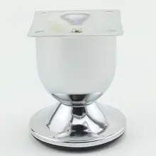 Упаковка из 12 шт.) Хромированная Мебель ножки железный шкаф стол диван стул ноги H = 90 мм