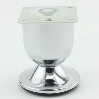 

(Pack of 12pcs) Furniture Chrome Legs Iron Cabinet Table Sofa Chair Feet H=90mm