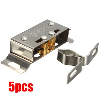 

5pcs Stainless Steel Catch Stopper for Cupboard Cabinet Kitchen Door Latch Hardware Stainless Steel Cabinet Catch
