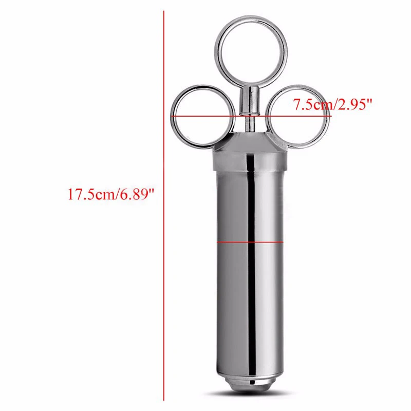 Stainless Steel Meat Marinade Injector (3)