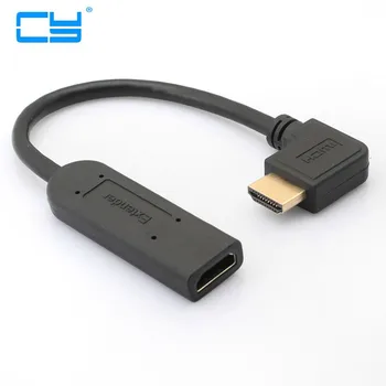 

70M HDMI 2.0 Right Angled 90 Degree Male to Female Active Extender Booster Coupler Adapter Equalizer,Free shipping