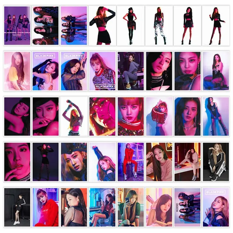 40 шт./компл. K-pop Blackpink альбом BLACKPINK на вашем фото карты коллективные Lomo карты