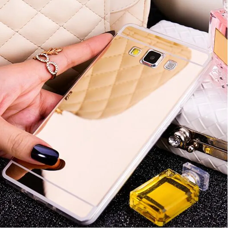Зеркальные чехлы из ТПУ для Samsung Galaxy A3 A5 J3 J5 2016 2017 S3 S4 S5 S6 S7 Edge S8 S9 Plus Grand Prime G530