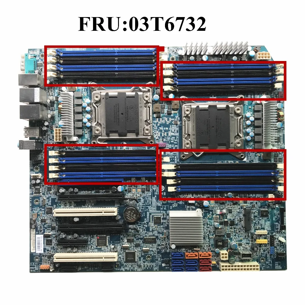 SZWXZY отлично подходит для материнской платы Lenovo ThinkStation D30 C30 03T6732 LGA 2011/C602 ECC REG DDR3 REV 2