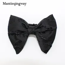 Mantieqingway ручной работы большой галстук-бабочка Галстуки для жених свадьба галстук деловой галстук-бабочка полиэстер галстук для мужчин