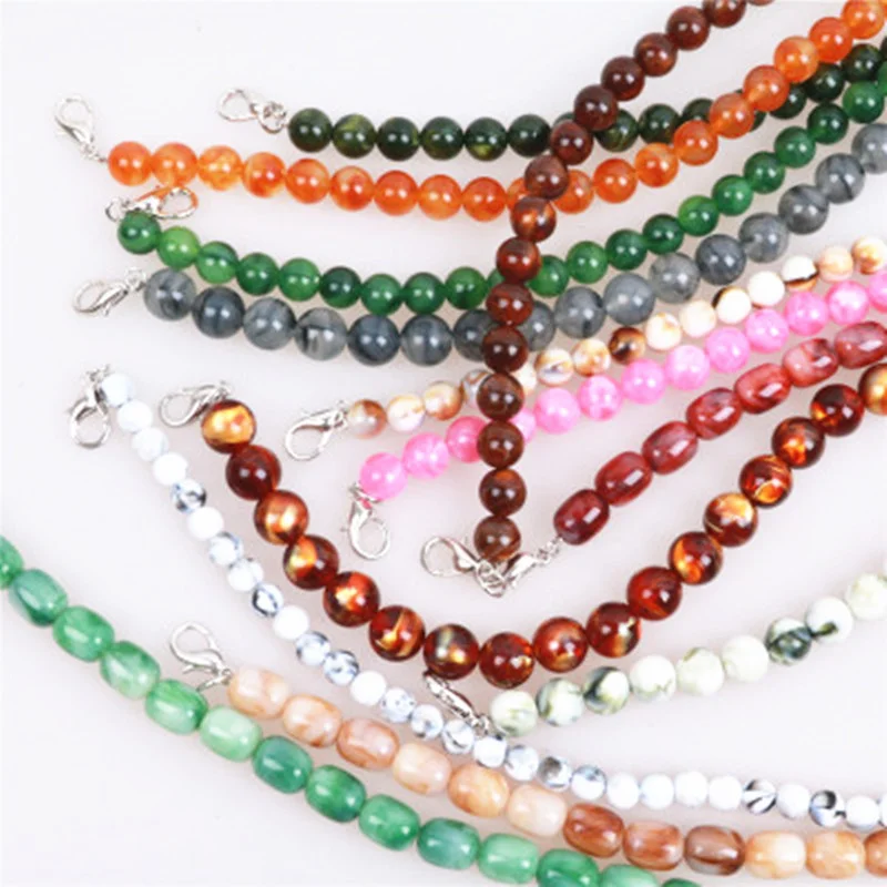 

The New Female Bao Fu Ancient Literature and Art String Bead Chain Acrylic Bag Chain Fashion 60-100cm