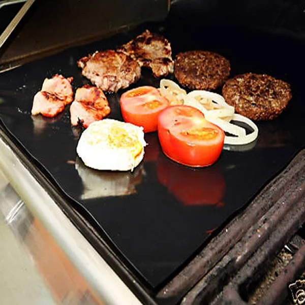 Teflon BBQ Grill Mat for Barbecue Grill and Microwave Oven Use Indoor