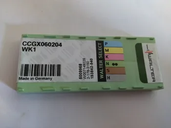

WALTER 10PCS CARBIDE INSERT CCGX060204 WK1