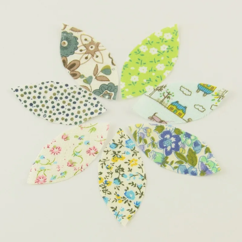 Leaf Design Precut Cotton Patchwork Fabric Charm Pack Quilting Fabrics Random delivery 100 pcs/lot 50 Designs 6.5CMx6.5CM Telas