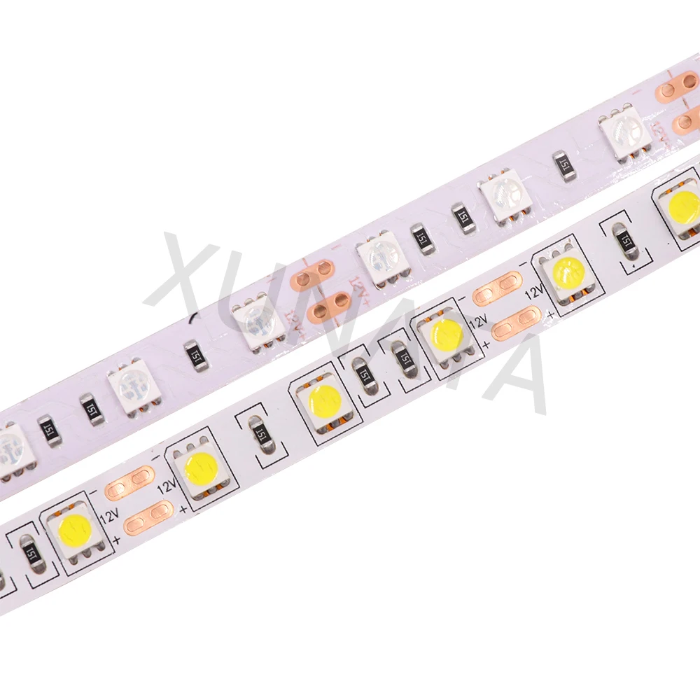 5 м/лот DC12V SMD светодиодные полосы 5630 5050 5054 2835 очень яркий, гибкий Лента 60/120 светодиодный s/m светодиодный свет полосы для домашнего декора