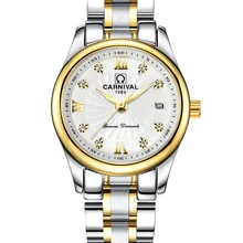 Carnival Luxury Brand Watch Women Japan Quartz clock Switzerland Women Watches Male Waterproof Military reloj hombre C8827L-3