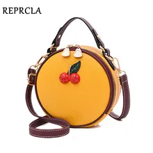 REPRCLA/брендовая маленькая сумочка; дизайнерская женская сумка на плечо; модная круговая сумка из искусственной кожи; сумки-мессенджеры; Дамский кошелек