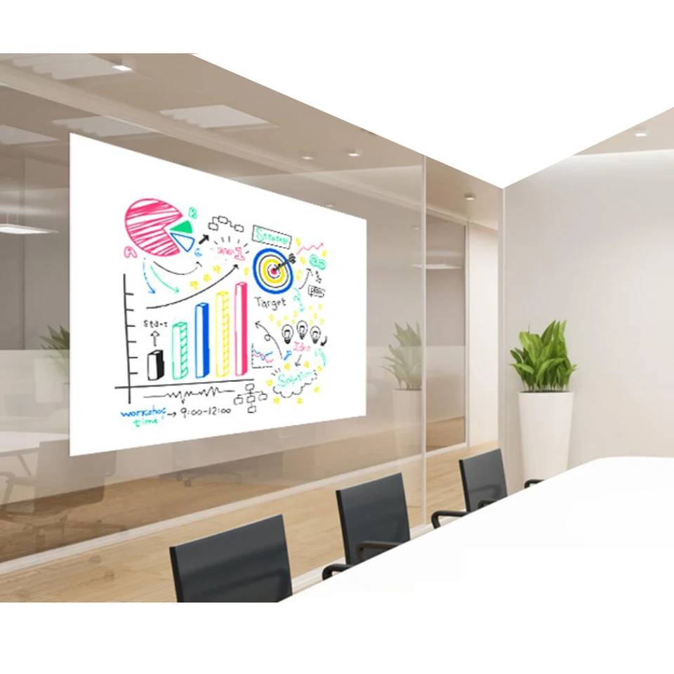 20 X78 7 Sunice Whiteboard Sticker Peel And Stick Paper Roll Sheet Large Self Adhesive Wall Decal For Office School