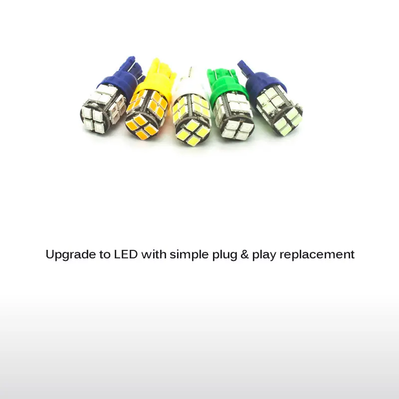 4 x W5W T10 Автомобильный светодиодный лампы 20SMD 2835 168 194 боковые габаритные огни Карта