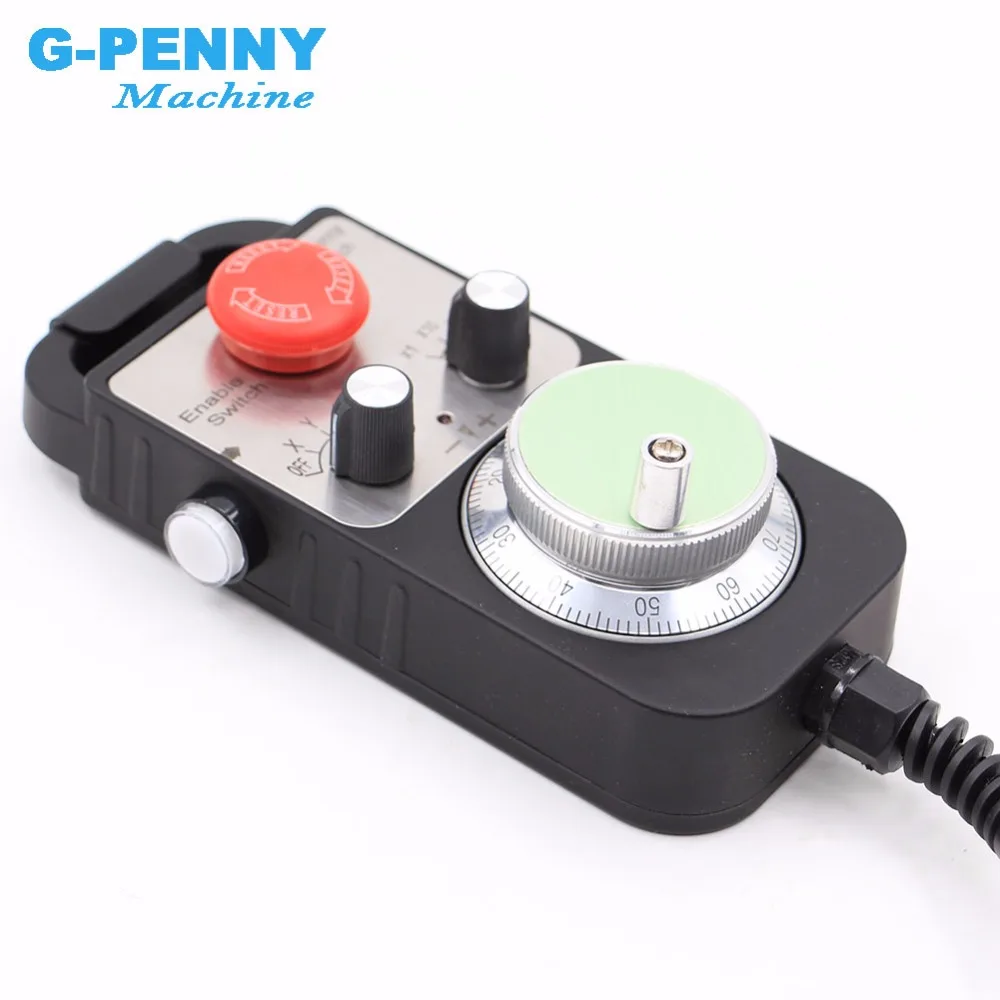 US $55.20 Universal Cnc 4 Axis Mpg Pendant Hand Wheel 100 Pulse 5v Amp Amp Emergency Stop Cnc Router Handwheel 4axis Type