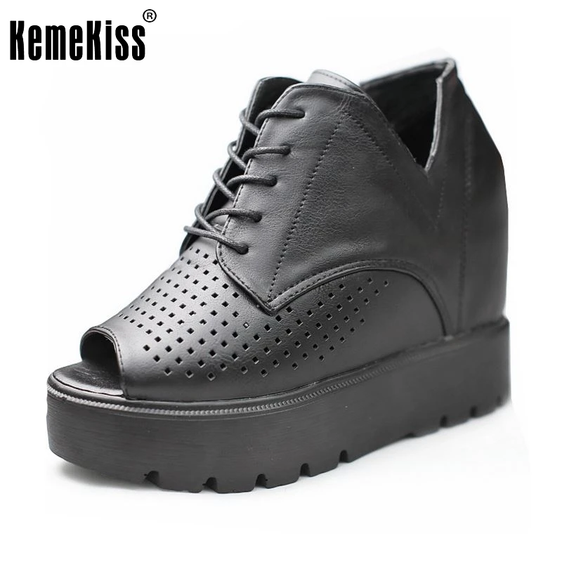 

Gladiator Lady Wedges Shoes Women Platform Hallow Out Heeles Pumps Trifle Peep Toe Beach Party Shoes Female Footwear Size 35-39