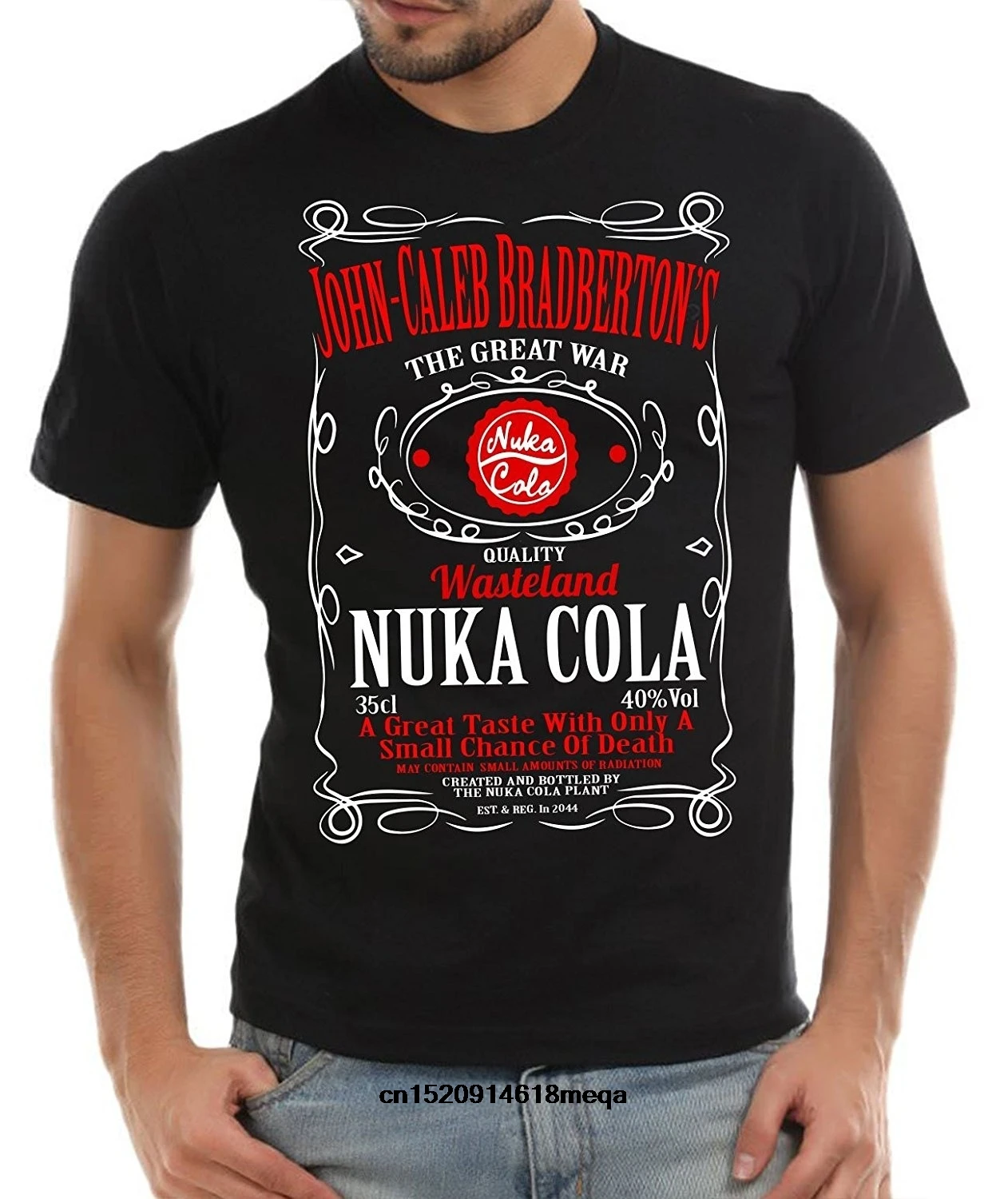 Футболка John-Caleb Bradberton's Nuka Cola футболка для игр Мужская хлопковая | одежда