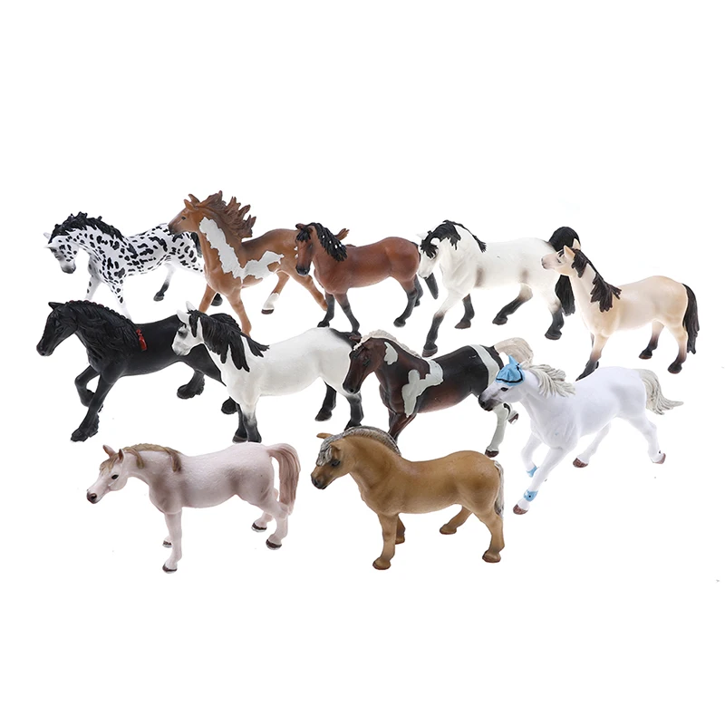 

1pc farm Animals Horse collection farm stable figure Model kids toy