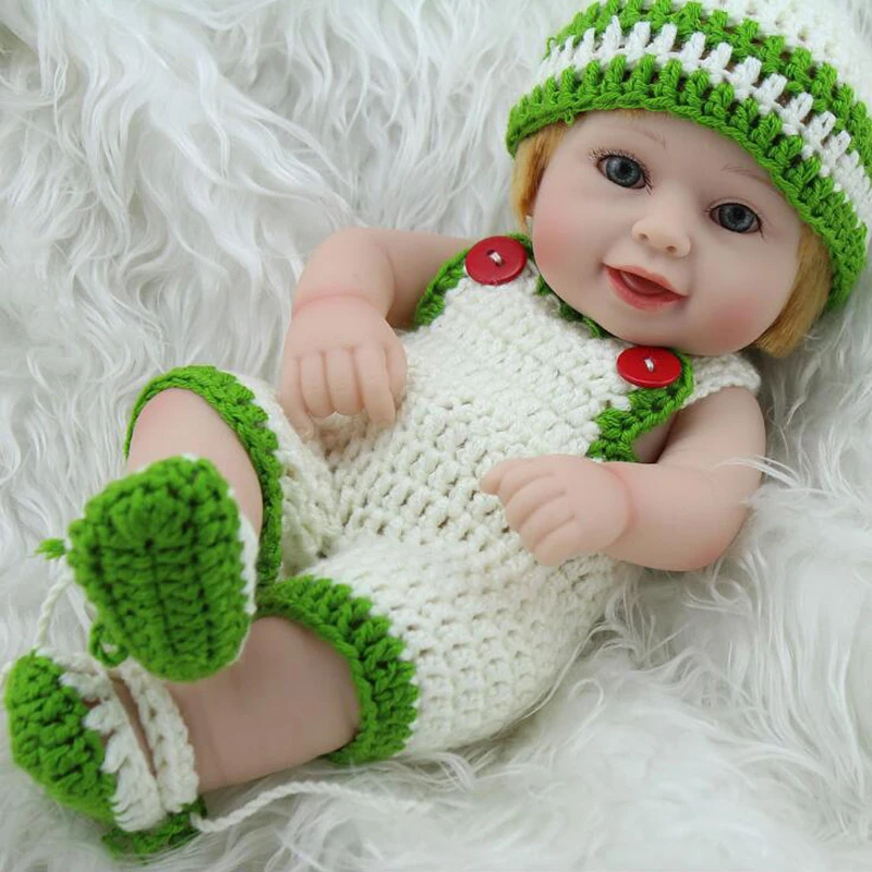 

Reborn Baby Doll Realistic Reborn dolls Babies Soft Silicon Girl 28cm Lovely Baby Kids Toy silicone reborn dolls Brinquedo