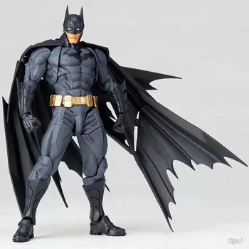 

DC COMICS Injustice League Batman Revoltech Series Batman PVC Action Figure Collectible Model Kids Toys Doll 16CM