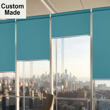 

Window Roller Blinds Shades Curtains - MOMO Blackout Waterproof Shutters Zebra Blinds Made To Order For Kitchen Living Room