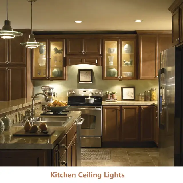 6pcs Dc 12v Led Cabinet Lights 3w Dimmable Dome Lamp Warm Ceiling