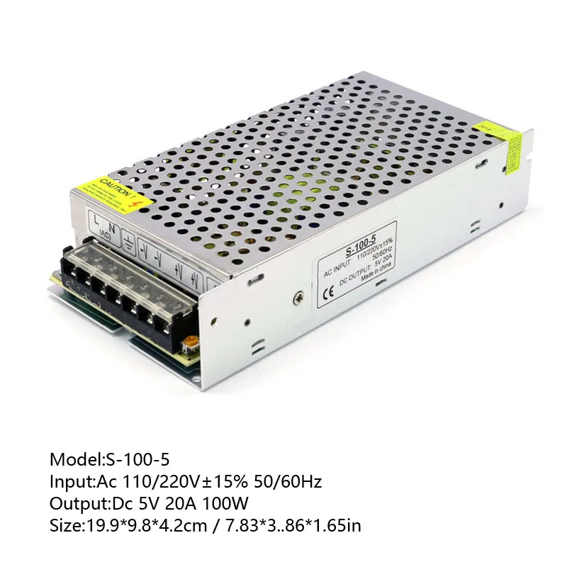 5V100W