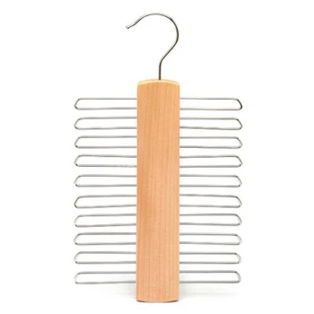 

(10 pieces/lot) Multifunctional wood hangers, Ties display hanger