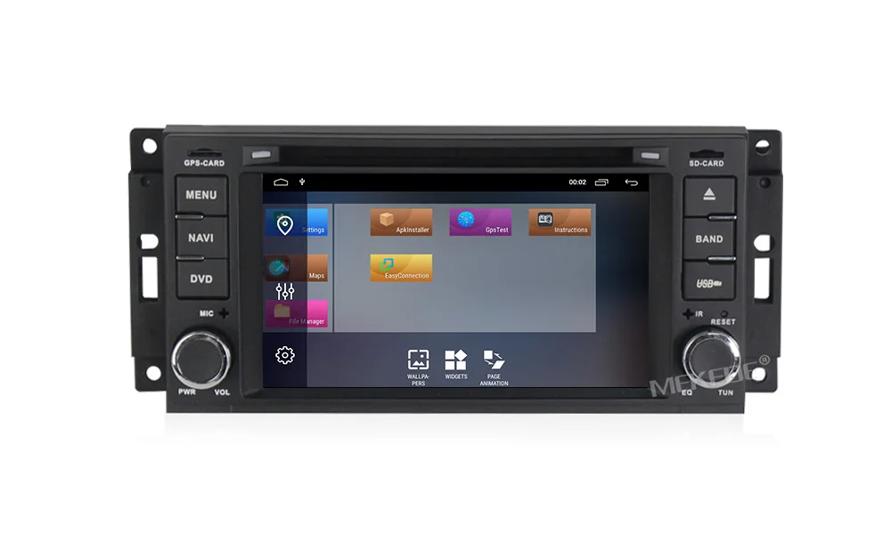 Perfect Mekede android 9.1 Car multimedia Player Navigation GPS DVD for Jeep Cherokee 2009 2008 2010 Wrangler with wifi bluetooth radio 19