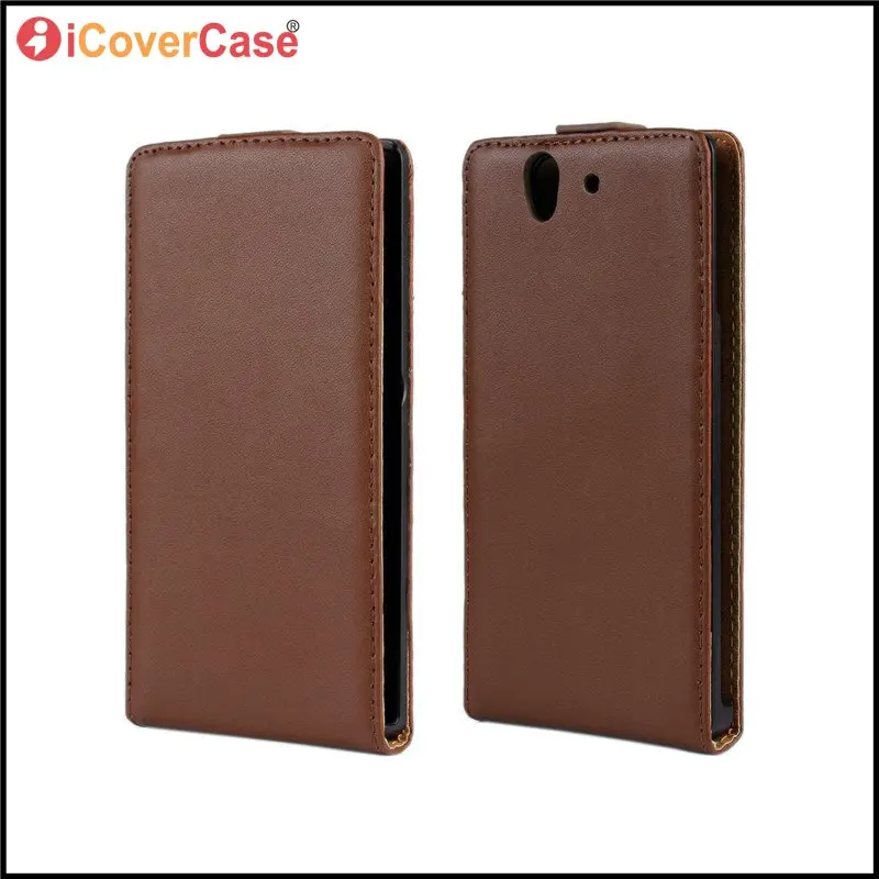 

For Sony Xperia Z Case Phone Cover Pure Leather Flip Mobile Phone Bag Full Protective For Sony Xperia Z C6602 Cover Case
